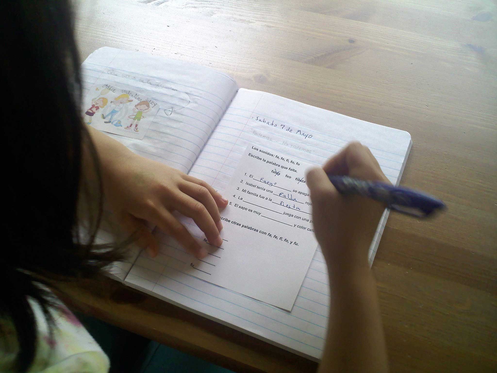 Spanish home school program